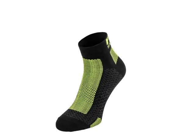 R2 Easy cycling socks black/neon yellow