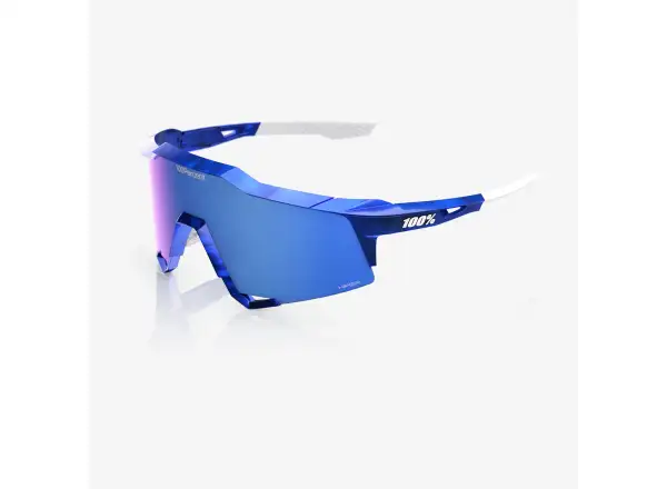 100% Speecraft glasses RBH Gloss Blue Holographic/HiPER Royal Blue Mirror Lens