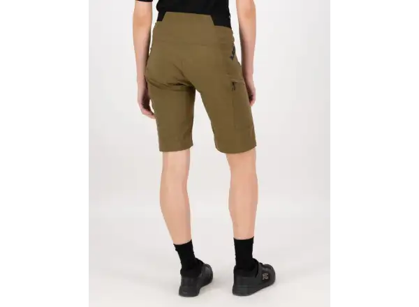 Mons Royale Diversion Merino Trail women's shorts Dark Olive