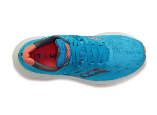 Saucony Triumph 20 women's running shoes ocean/coral