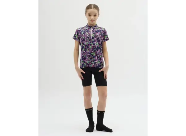 Silvini Scrivia kids jersey short sleeve Blush/Green