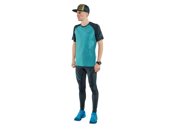 Dynafit Winter Running Tights men's running leggings Blueberry/Storm Blue