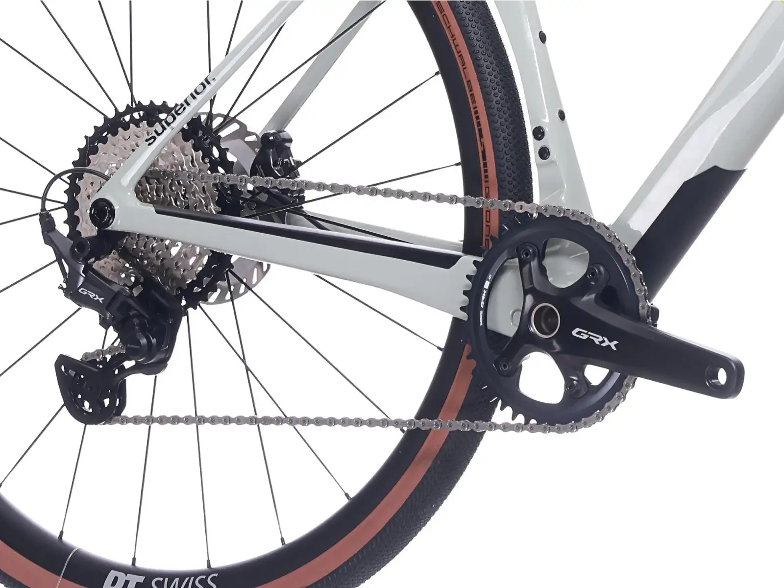 Superior XR 9.7 GR Gloss gravel bike Grey/Racing Yellow