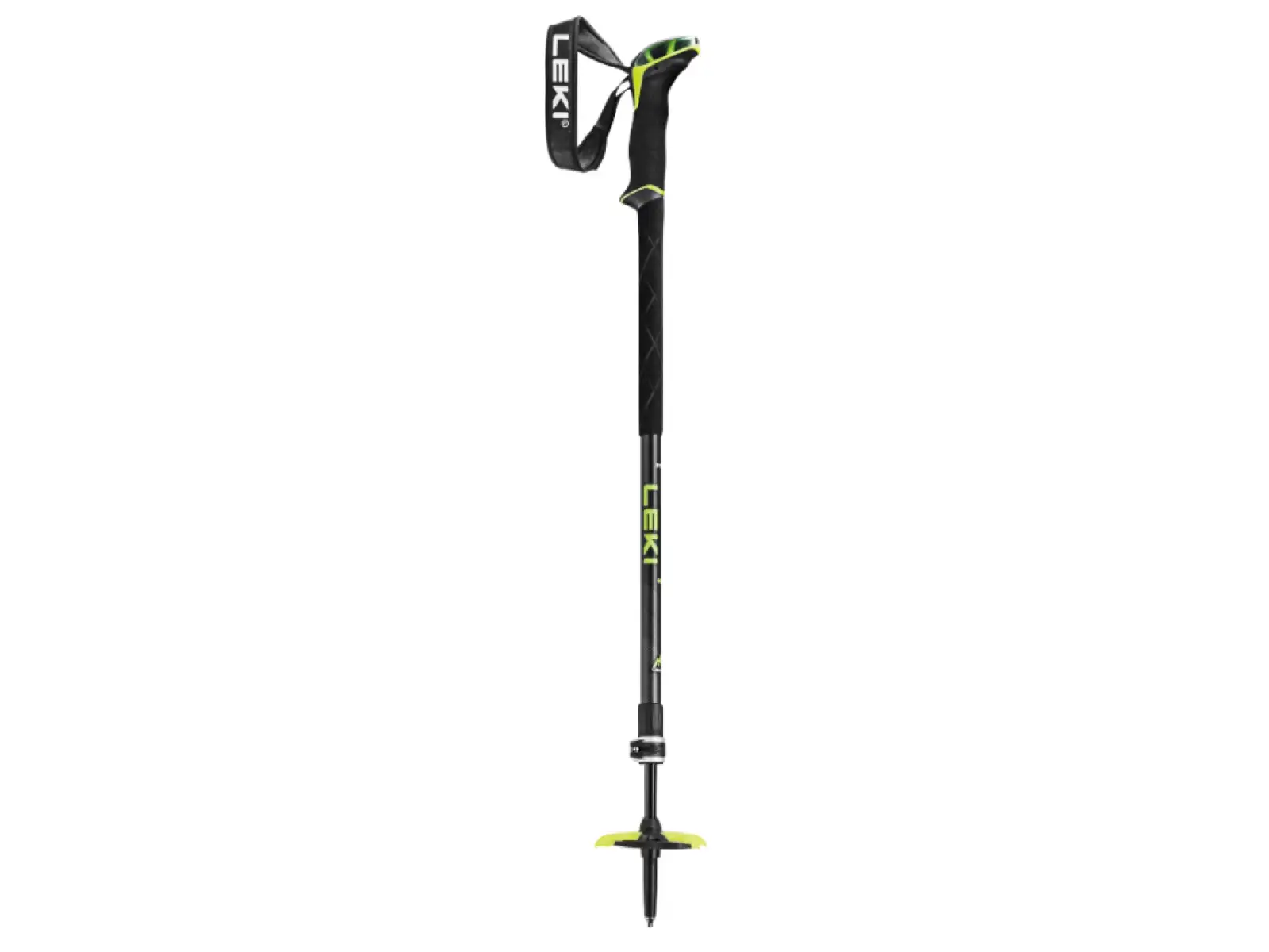 Leki Guide 2 alpine ski poles Black/Neon yellow/Dark anthracite