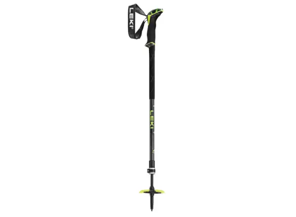 Leki Guide 2 alpine ski poles Black/Neon yellow/Dark anthracite