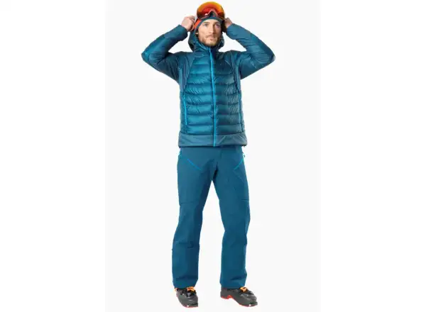 Dynafit Free Down RDS men's down jacket with hood Petrol
