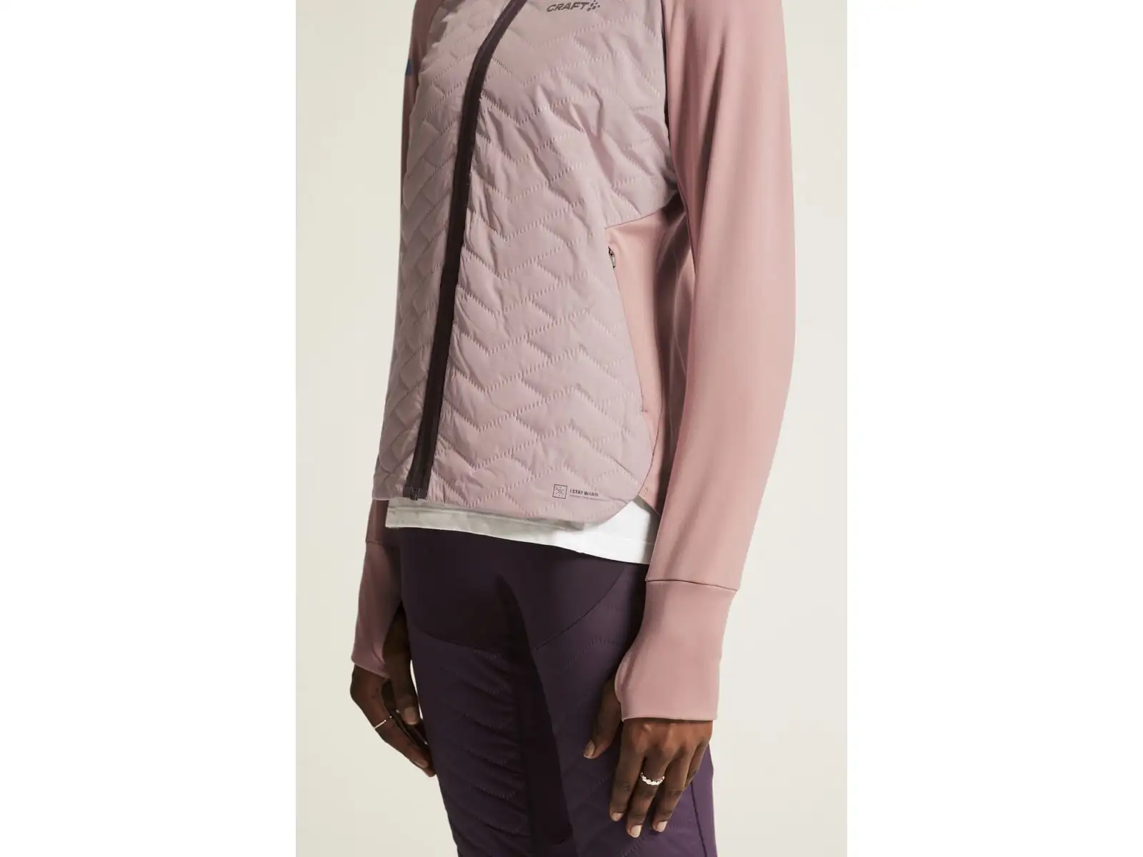 Craft ADV SubZ women's running jacket pink