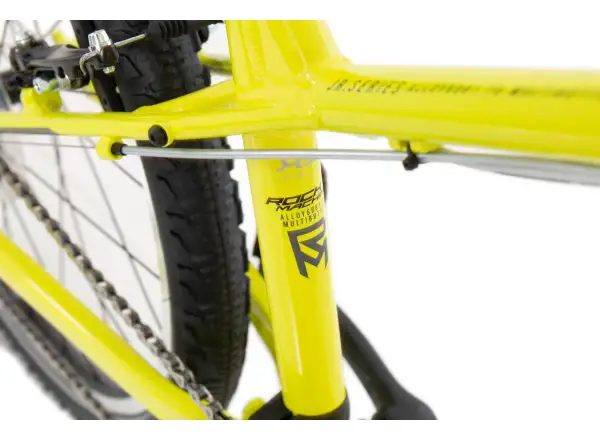 Rock Machine Thunder 24 Gloss Radioactive Yellow/Black/Dark Grey children's bike