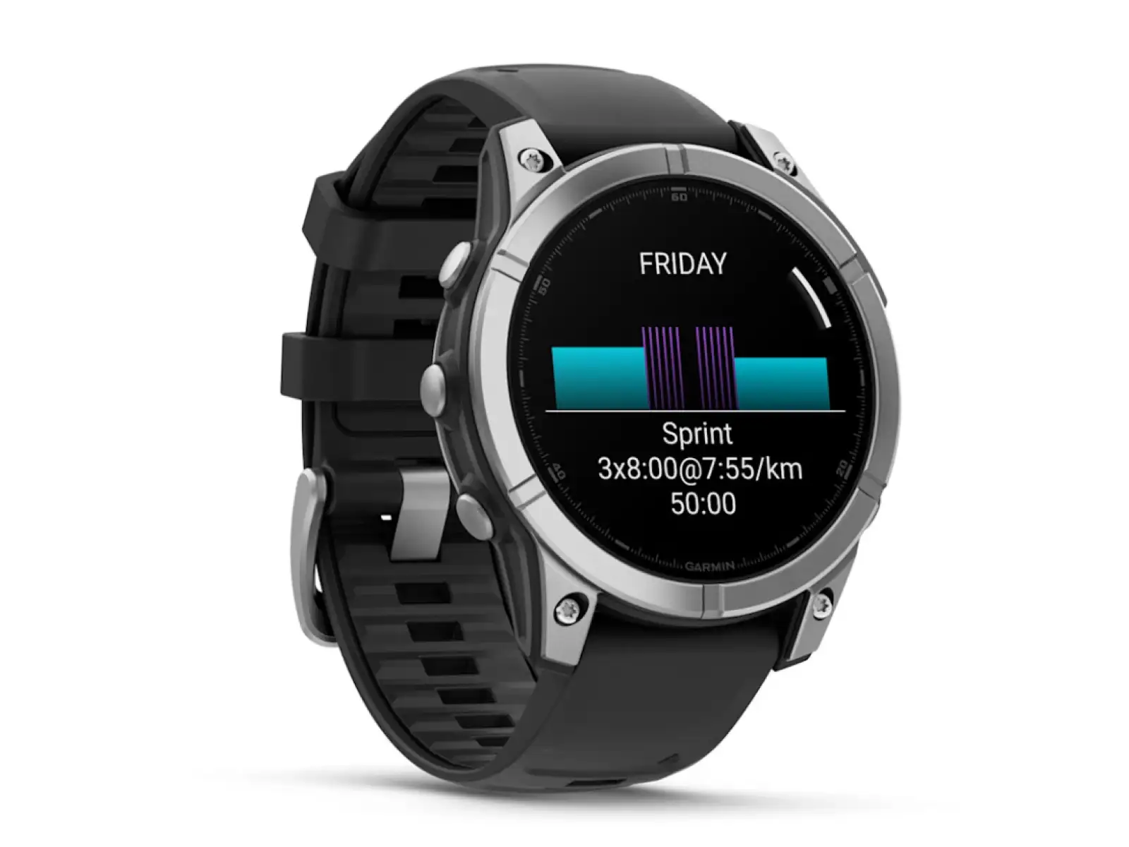 Garmin fenix E - 47 mm AMOLED smart watch Slate Grey Steel