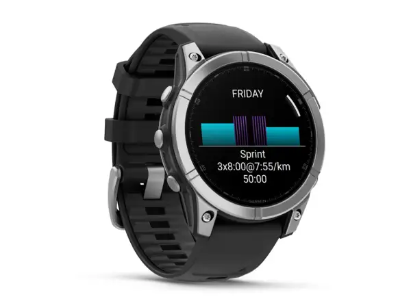 Garmin fenix E - 47 mm AMOLED smart watch Slate Grey Steel