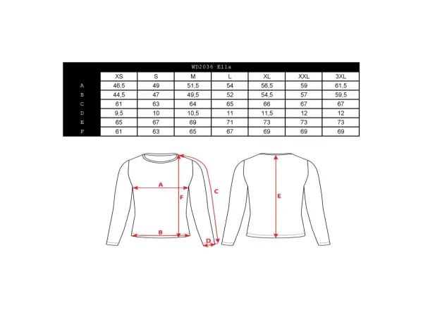 Silvini Ella women's jersey long sleeve Black/Fuchsia