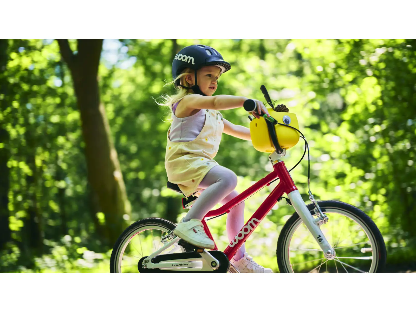 Woom GO 3 Automagic children's bike 16" Hot Pink
