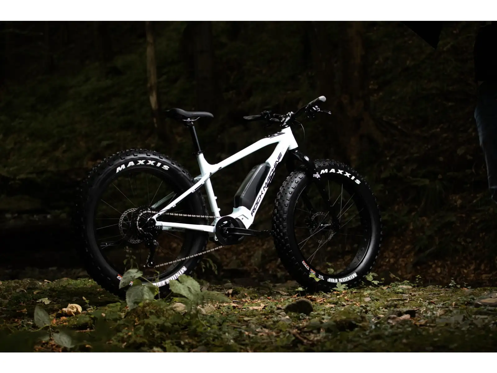 Rock Machine VYÖRY e50 S fatbike e-bike Gloss White/Black SAMPLE