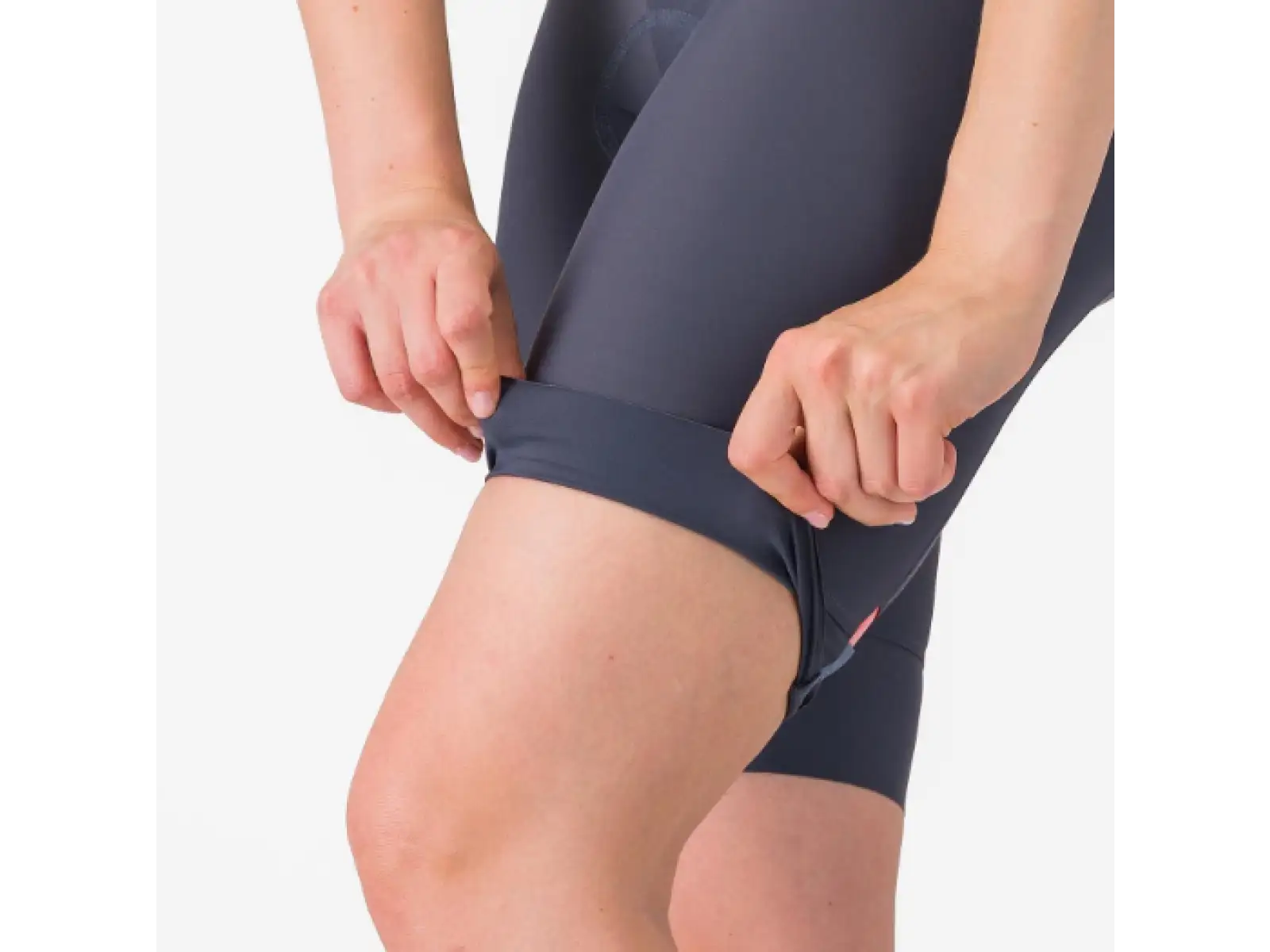 Castelli Prima 2 DT women's bib shorts Twilight Blue/Hibiscus