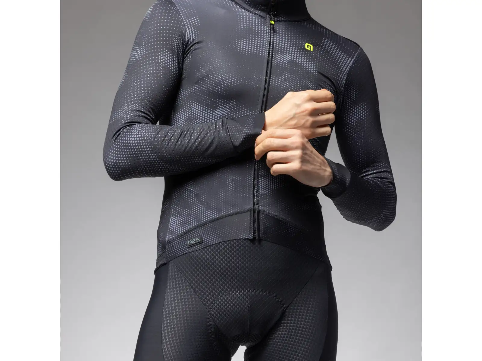 Alé PR-E Spray men's jersey long sleeve Black
