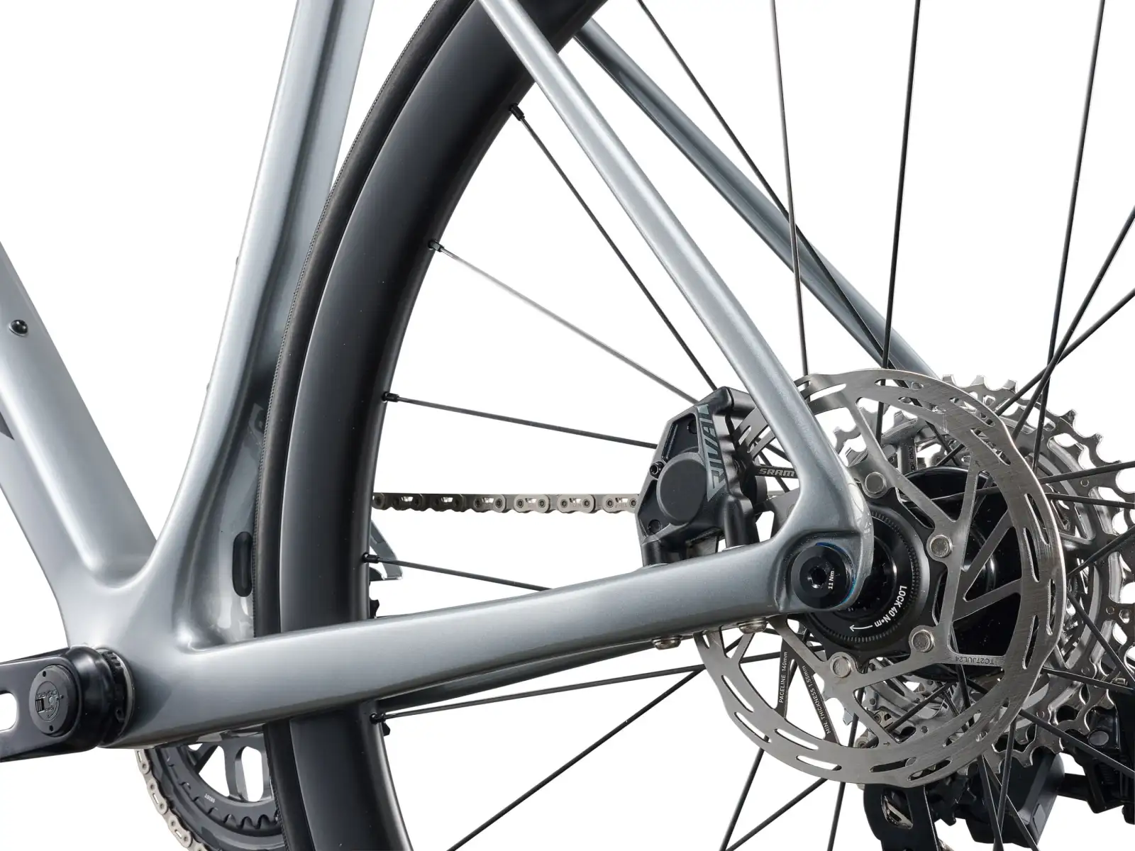 Giant TCR Advanced Pro 1 AXS road bike Tech Silver