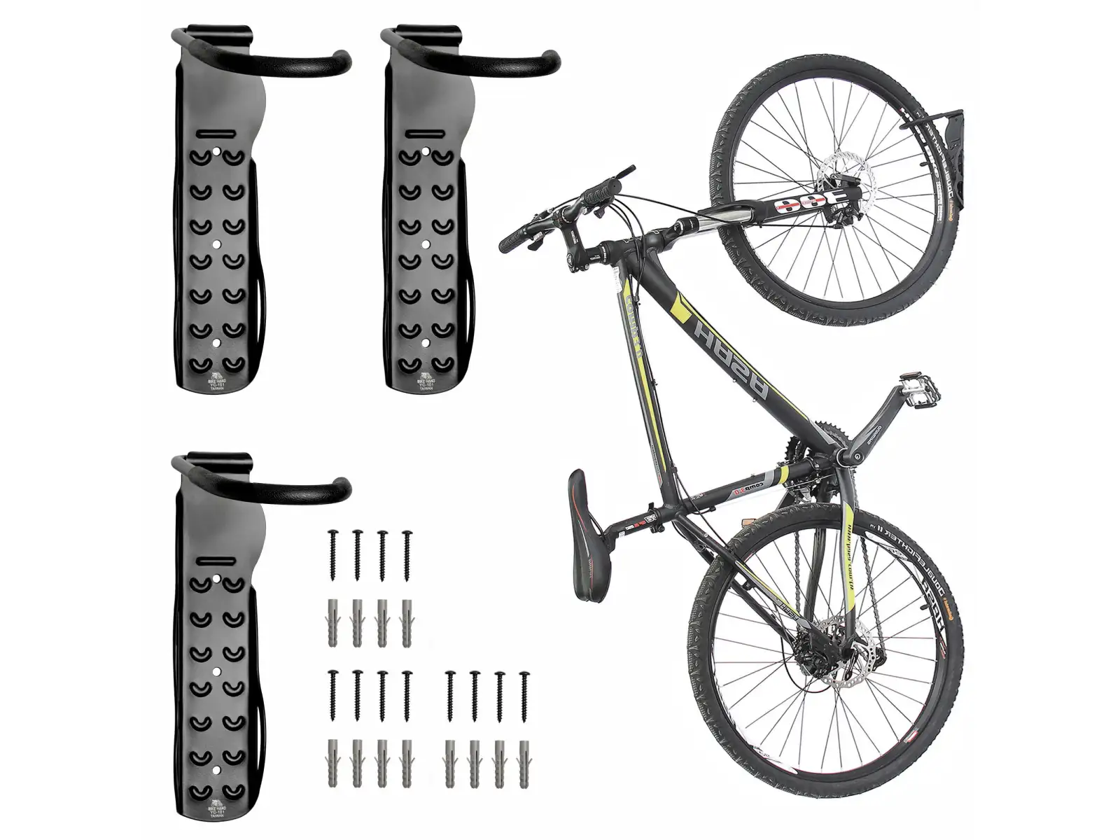 Bike Hand YC-101 wall mount for bicycle by front wheel