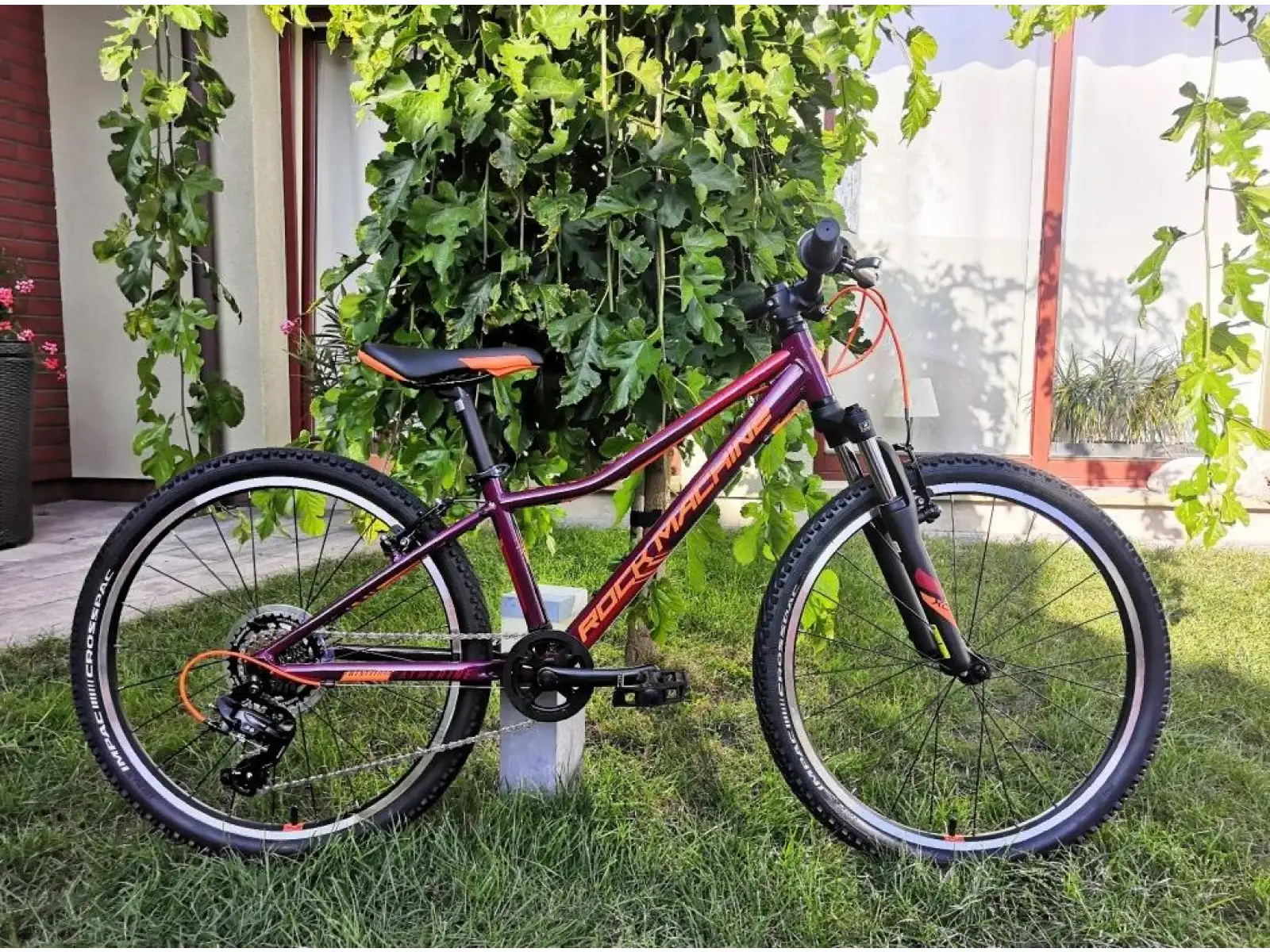 Rock Machine Catherine 24 VB mountain bike gloss crimson/orange/crimson