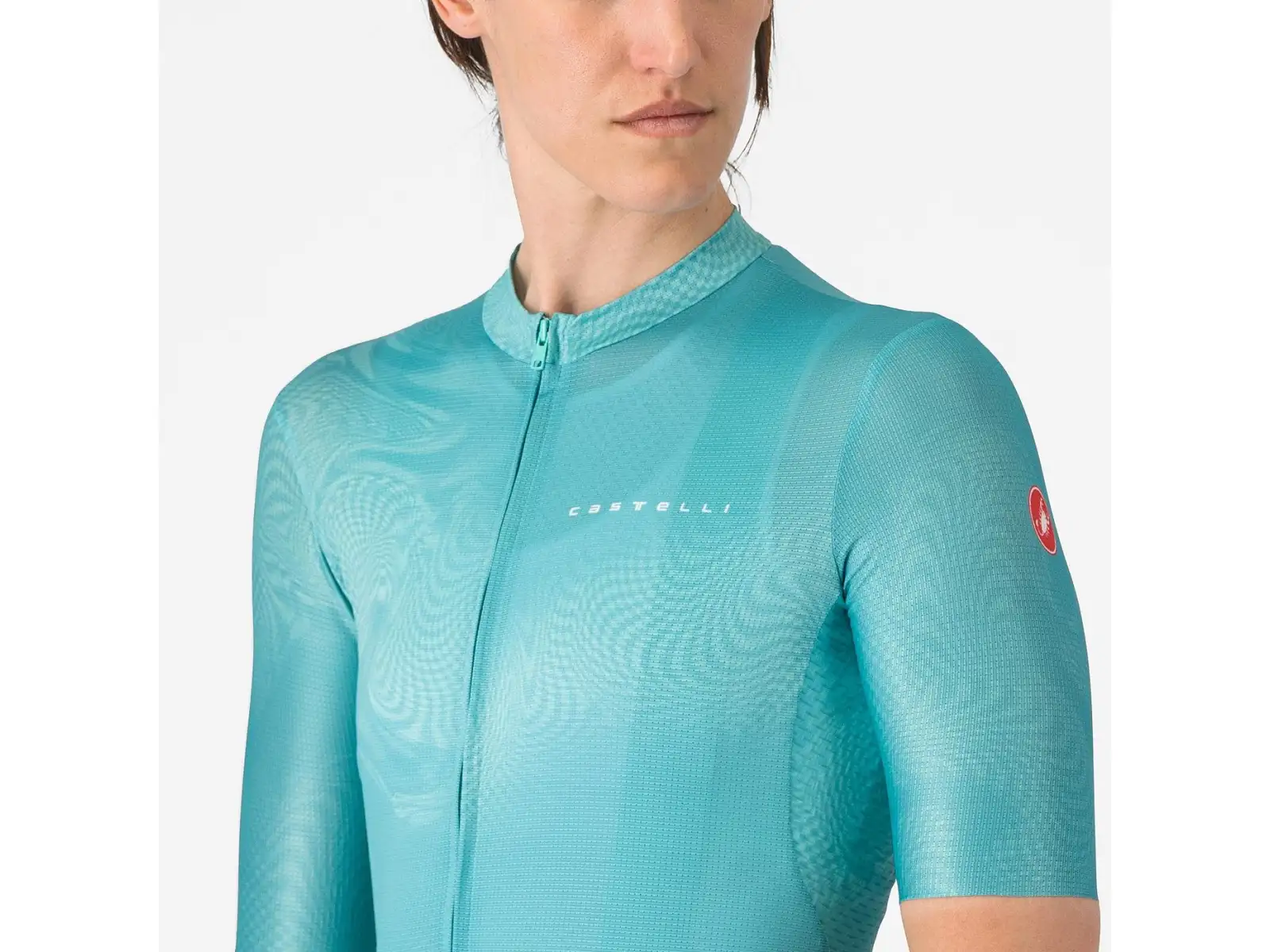 Castelli Fantasia women's jersey short sleeve Pool Blue