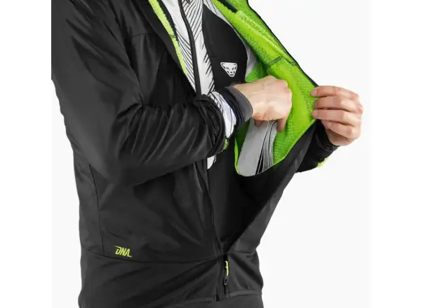 Dynafit DNA Polartec Alpha men's jacket Black Out/Neon Yellow