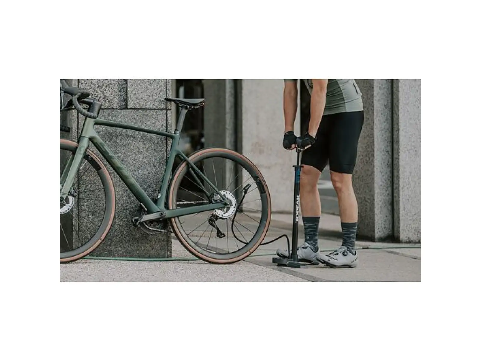 Topeak JoeBlow Roadie EX workshop pump black/blue