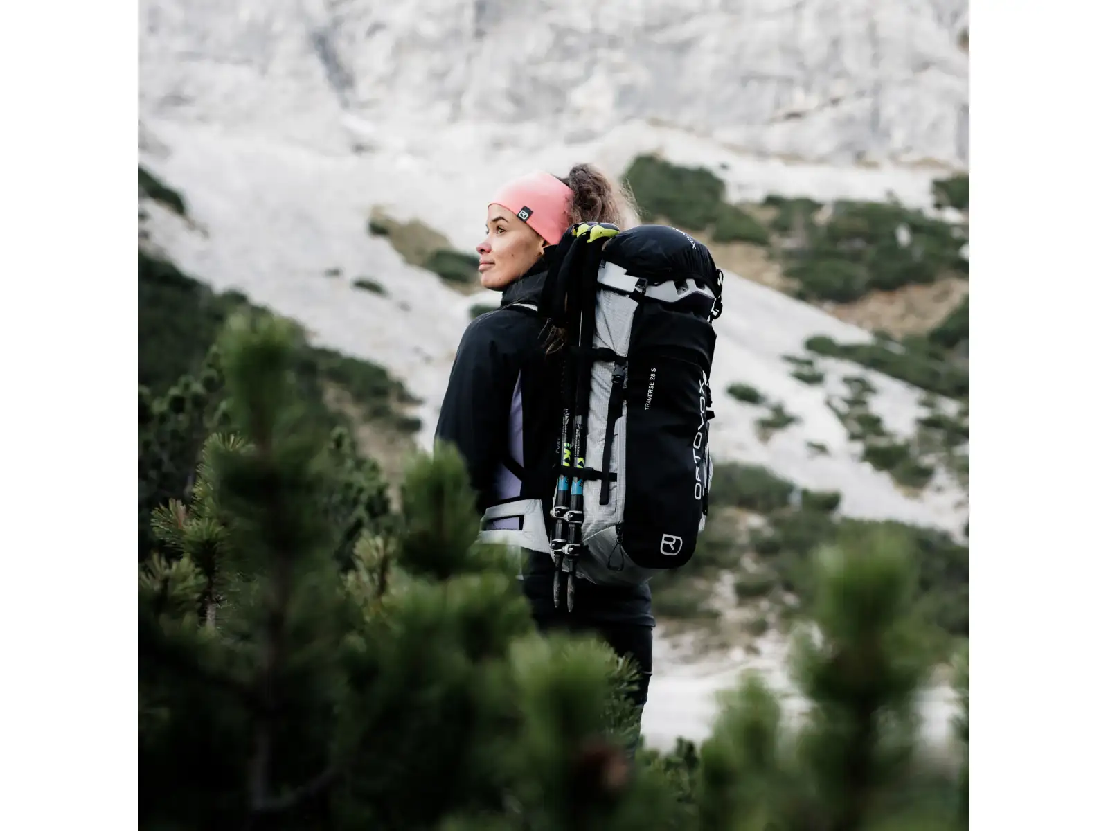 Ortovox Traverse Pure 28 S mountaineering backpack 28 l Grey Marble