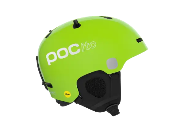 POC POCito Fornix MIPS kids ski helmet Fluorescent Yellow/Green