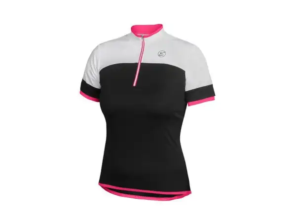 Etape Clara women's jersey short sleeve black/pink