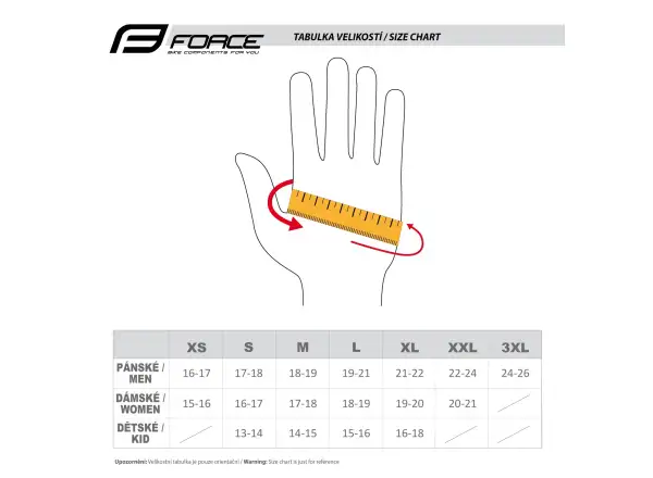 Force Spid MTB gloves summer black