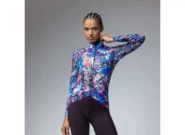Alé PR-E Jardin women's insulated long sleeve jersey Purple Combo
