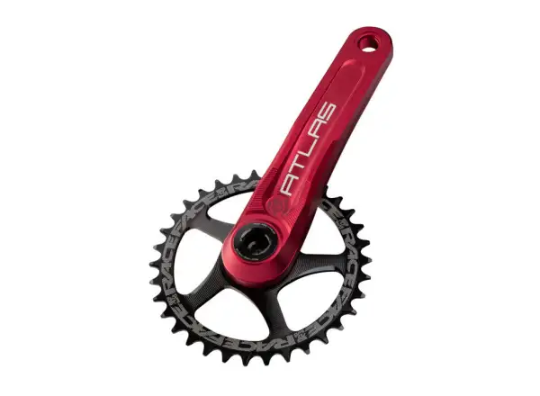 Race Face Atlas 175 mm cranks without chainring red