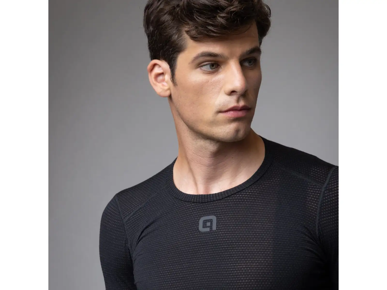 Alé Intimo Merino men's base layer long sleeve Black