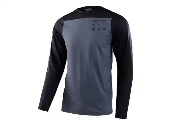 Troy Lee Designs Skyline men's jersey long sleeve Mono Charcoal