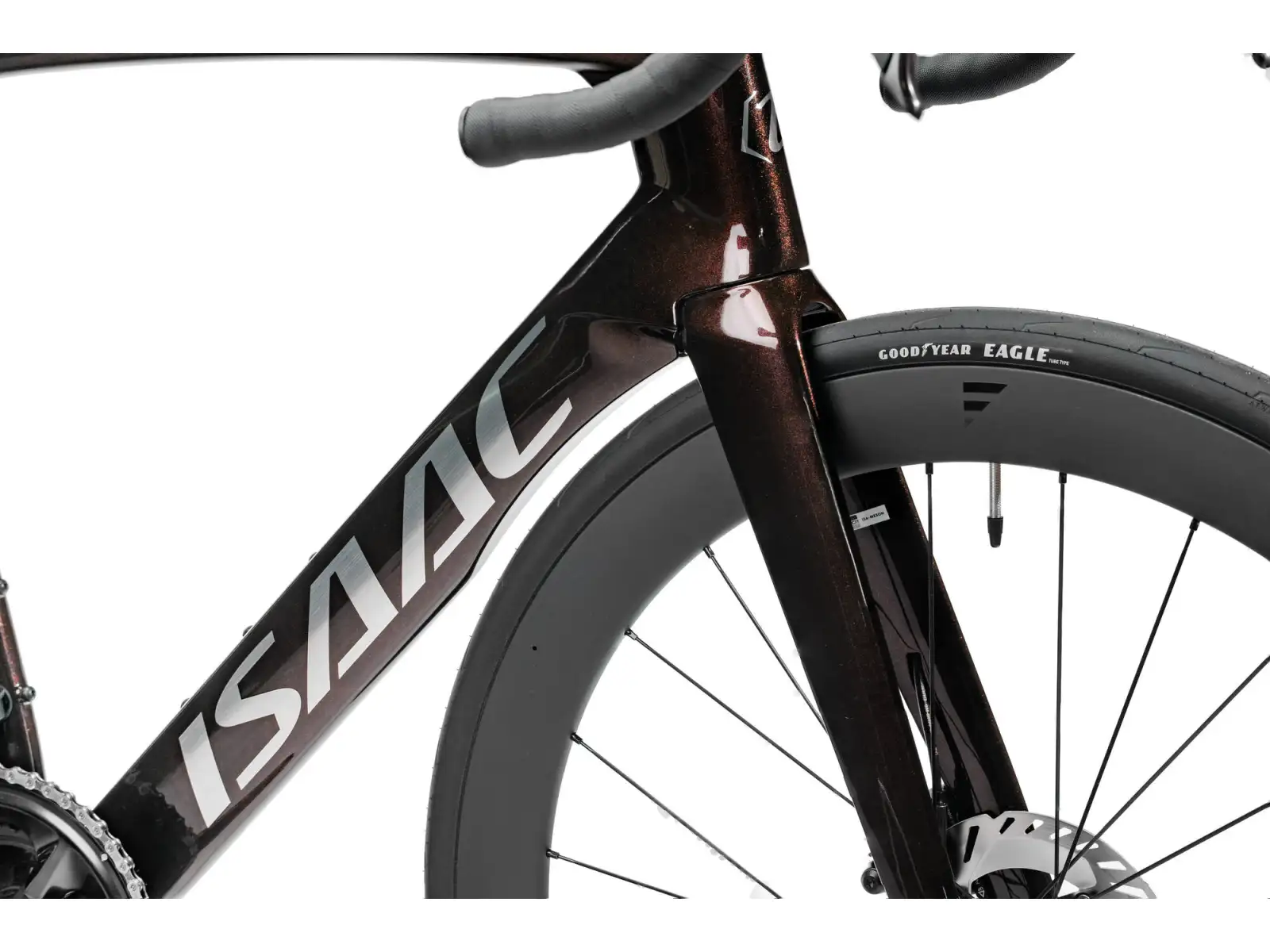 Isaac Meson Ultegra Di2 road bike Ruby Red