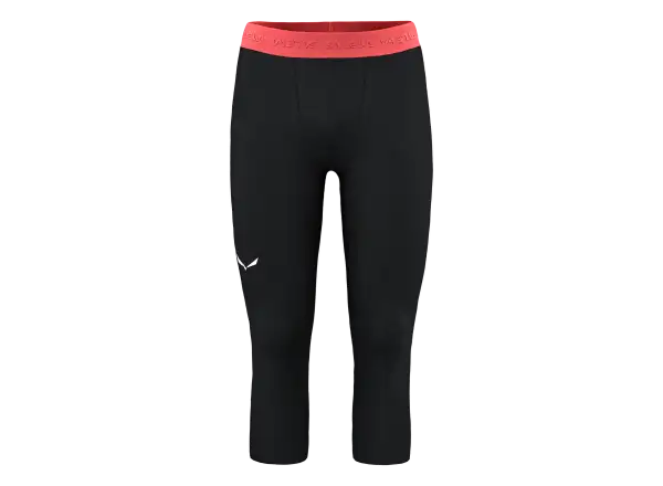 Salewa Cristallo Warm Alpine Merino Responsive men's 3/4 leggings Black Out Melange