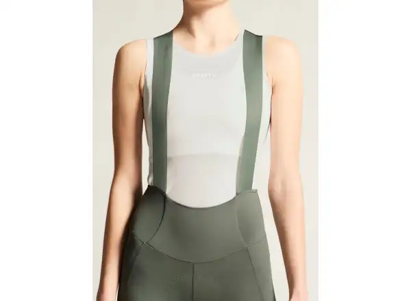 Craft Endur Cargo Bib C3 women's shorts with pad and bib green