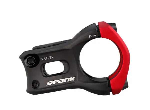 Spank Split stem 33 mm red/black