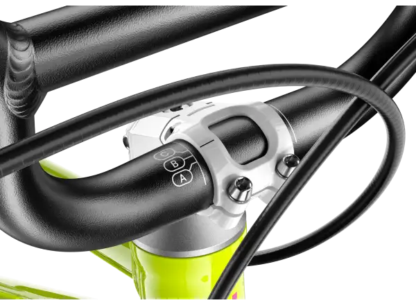 Woom GO 3 kids bike neon lime