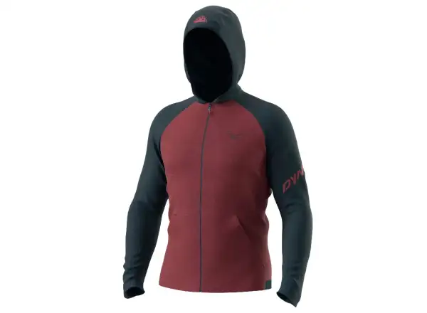 Dynafit 24/7 Polartec men's hoodie Burgundy