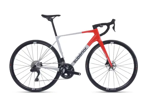 Superior X-Road 9.5 GF road bike gloss grey / orange red