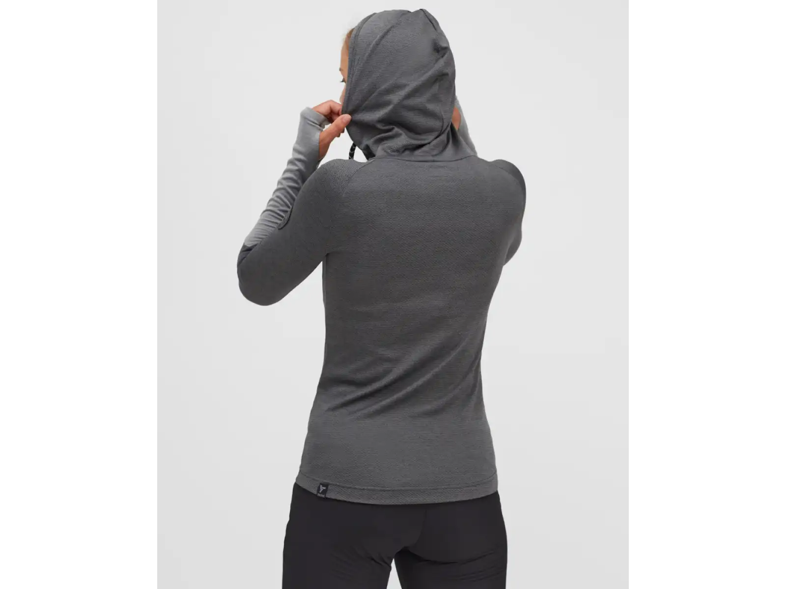 Silvini Merate women's long sleeve shirt Charcoal/Cloud