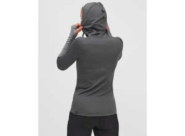 Silvini Merate women's long sleeve shirt Charcoal/Cloud