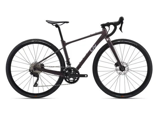 Liv Devote 1 gravel bike Charcoal Plum