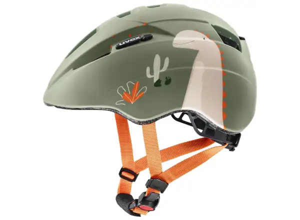 Uvex Kid 2 CC children's helmet Sage Green Dino Matt