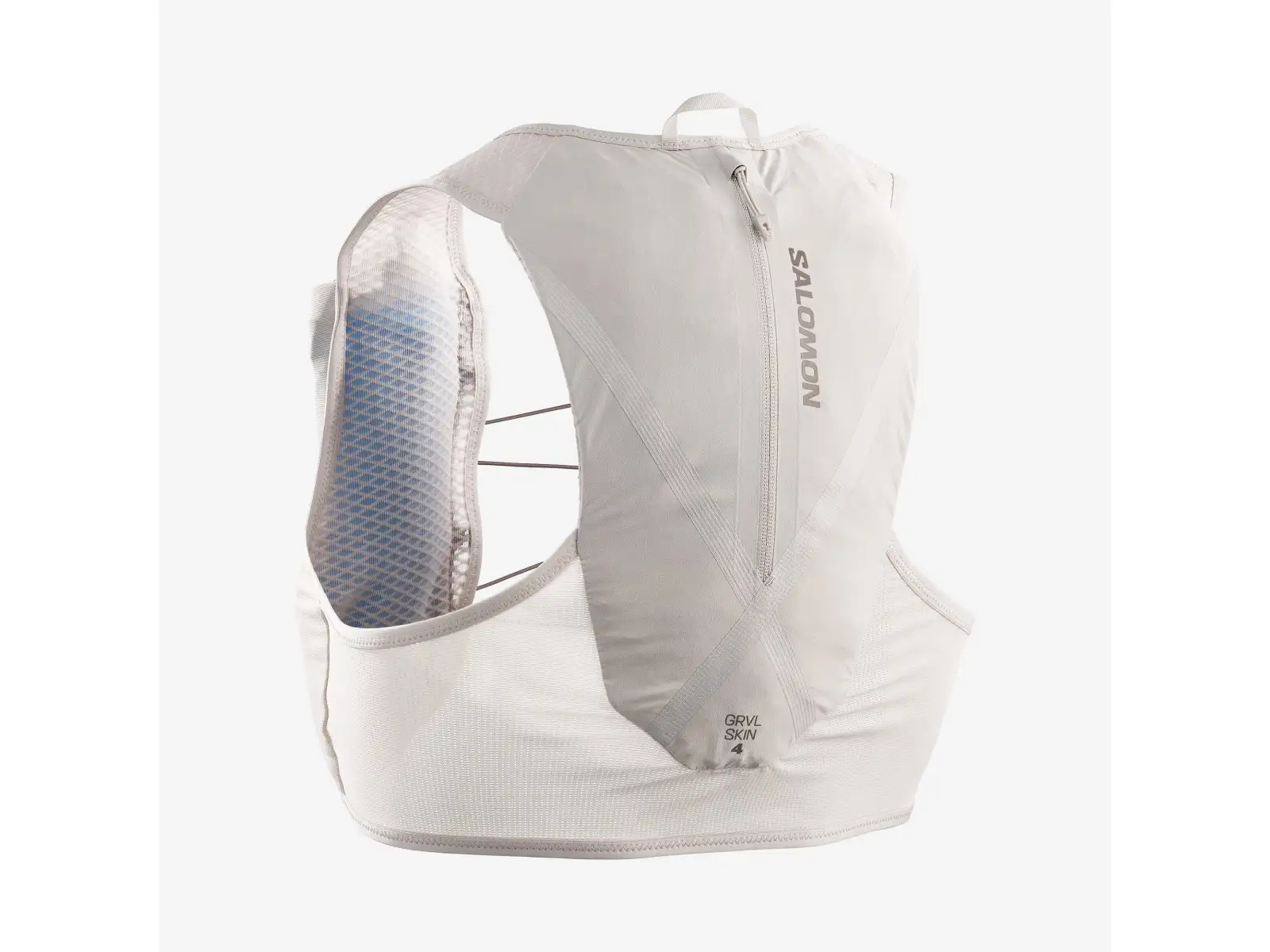 Salomon GRVL SKIN 4 SET running vest Silver Cloud/Iron