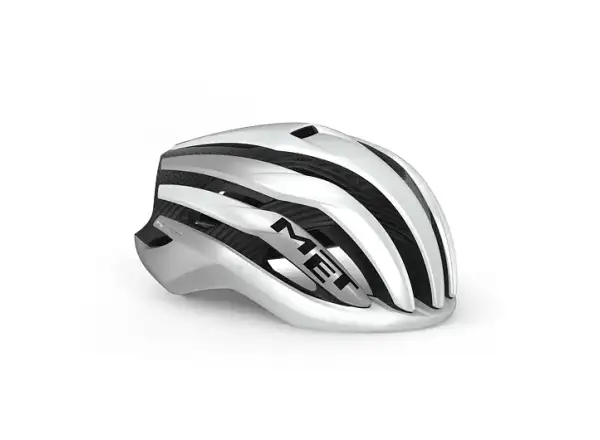 MET Trenta 3K Carbon MIPS helmet white/metallic silver