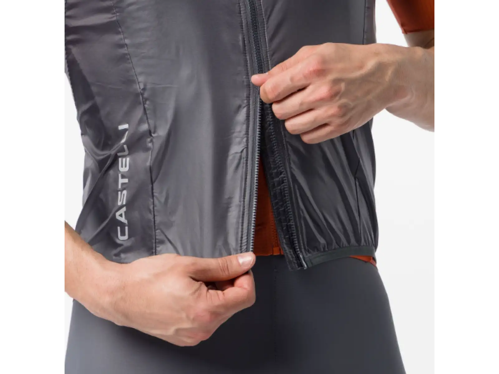 Castelli Aria 2 men's vest Dark Gray