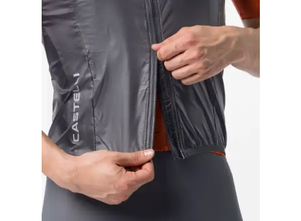 Castelli Aria 2 men's vest Dark Gray