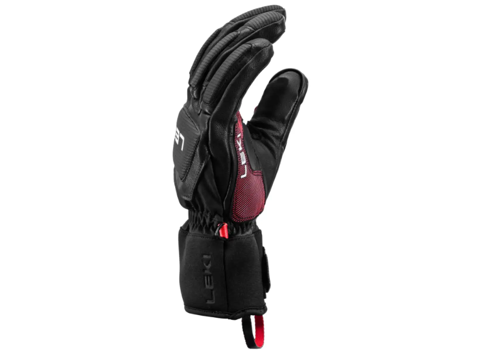 Leki Griffin Pro 3D gloves Black-Red-White