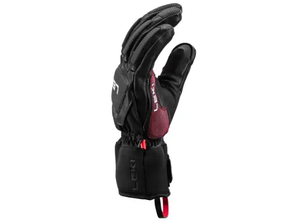 Leki Griffin Pro 3D gloves Black-Red-White